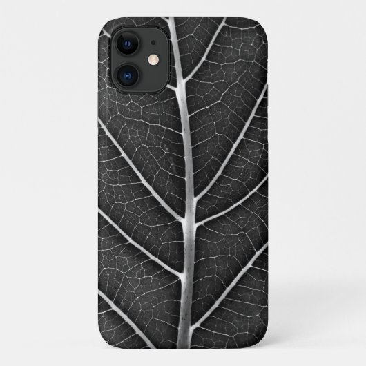 白黒葉白熱［赤熱］光を放つがクローズアップ Case-Mate iPhoneケース (裏面)