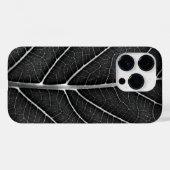 白黒葉白熱［赤熱］光を放つがクローズアップ Case-Mate iPhoneケース (裏面 (横))