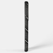 白黒葉白熱［赤熱］光を放つがクローズアップ SAMSUNG GALAXYケース (右側面)