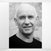 白黒葬儀サービスのモノカスタムの写真 三つ折りプログラム (内部中)