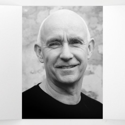 白黒葬儀サービスのモノカスタムの写真 三つ折りプログラム (内部中)