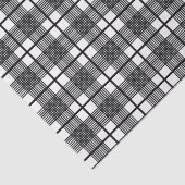 白黒薄片格子模様包み紙 薄葉紙 (詳細)