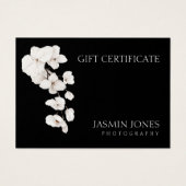 白黒蘭の業種ギフト券 (正面)