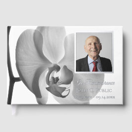 白黒蘭の葬儀サービス記念 ゲストブック