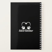 白黒虎猫ストライプハートプランナー プランナー手帳 (裏面)