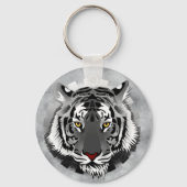 白黒虎 キーホルダー (正面)