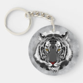 白黒虎 キーホルダー (正面)