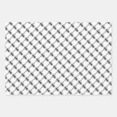 白黒蜂 ラッピングペーパーシート (正面)