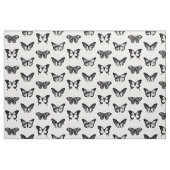 白黒蝶スケッチ ファブリック (ファットクウォーター)