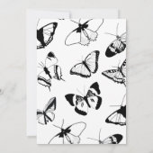 白黒蝶リハーサルディナー 招待状 (裏面)