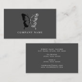 白黒蝶 名刺 (正面/裏面)