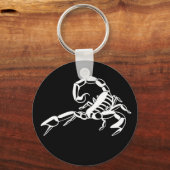 白黒蠍座キーチェーン キーホルダー (正面)