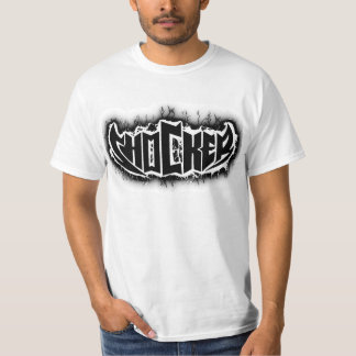 白黒衝撃 Tシャツ