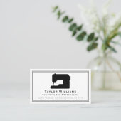 白黒裁縫機械シーフェストテーラー 名刺 (スタンド正面)