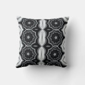 白黒装飾用クッション幾何学星 クッション (裏面)