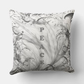 白黒装飾用クッション クッション (裏面)