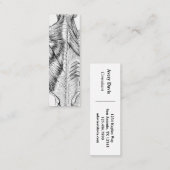 白黒解剖学の芸術の背筋(1890年) スキニー名刺 (正面/裏面)