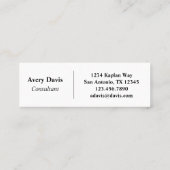 白黒解剖学の芸術の背筋(1890年) スキニー名刺 (裏面)