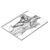 白黒解剖学の芸術の背筋(1890年) ノートブック (左側)