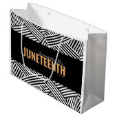 白黒解放日6月19日 ラージペーパーバッグ (正面アングル)