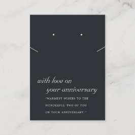 白黒記念ネックレスイヤリングカード プレイスカード