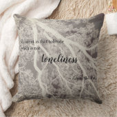 白黒詩の木 クッション (ブランケット)