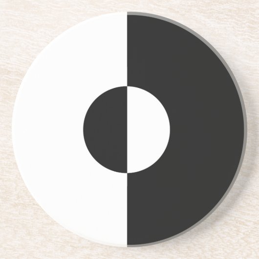 白黒調和 コースター (正面)