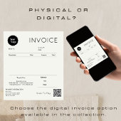 白黒請求書売上高受領書