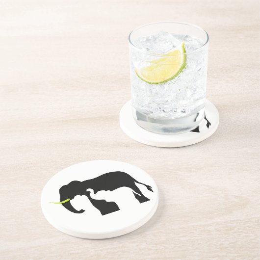 白黒象 コースター (側面)