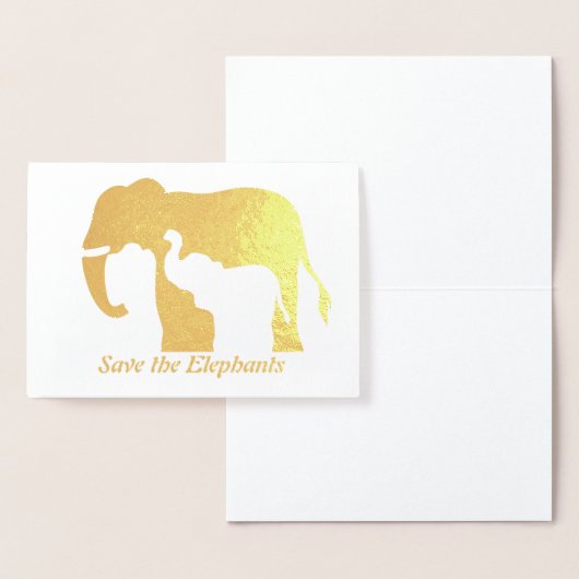 白黒象 箔カード (ディスプレー)