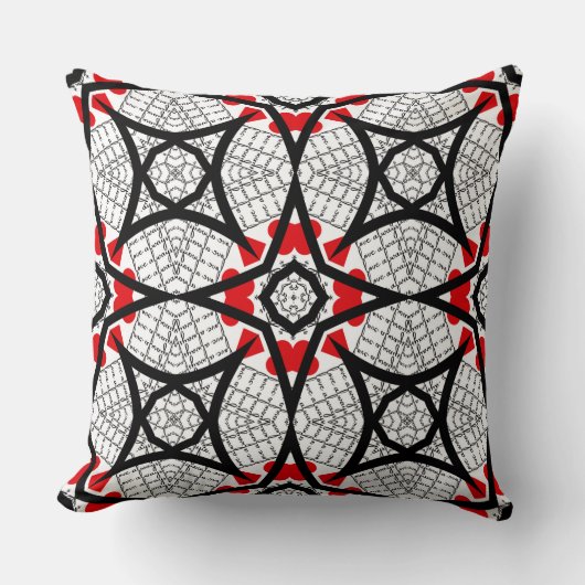 白黒赤恋は常に単語の対称性を繰り返す クッション (正面)