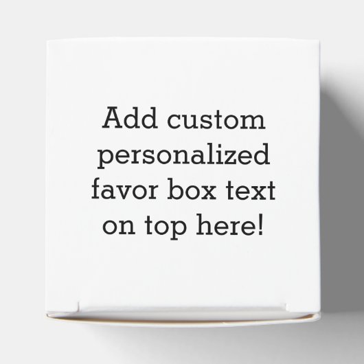 白黒赤逆旋回パーソナライズされた フェイバーボックス (上部)