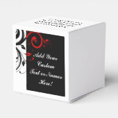 白黒赤逆旋回パーソナライズされた フェイバーボックス (裏面サイド)