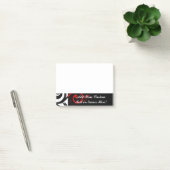 白黒赤逆旋回パーソナライズされた ポストイット (オフィス)