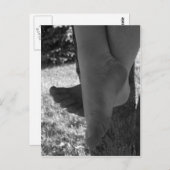 白黒足 ポストカード (正面/裏面)