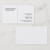 白黒車のベーカリー等名刺 名刺 (正面/裏面)