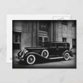 白黒車写真 ポストカード (正面/裏面)
