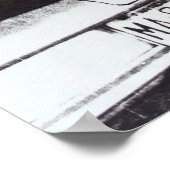 白黒車 ポスター (角)