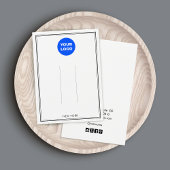 白黒追加ロゴのヘアクリップアクセサリディスプレイ