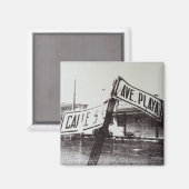 白黒通り記号 マグネット (正面/裏面)