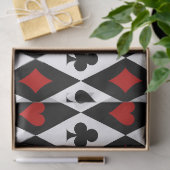 白黒遊切り離しカードのスーツ 薄葉紙 (ギフト)