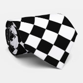 白黒道化師パターンタイ ネクタイ (ロール)