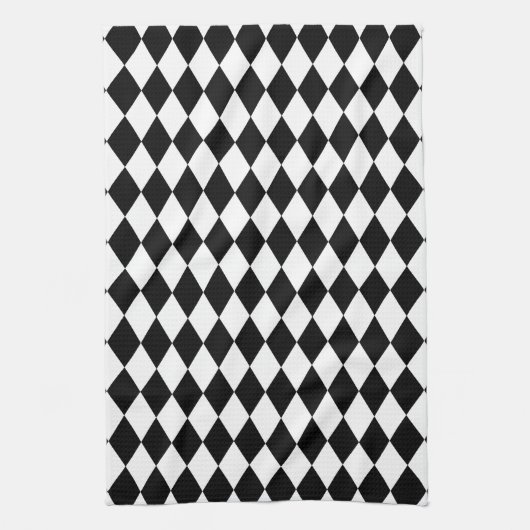 白黒道化師 キッチンタオル (縦)