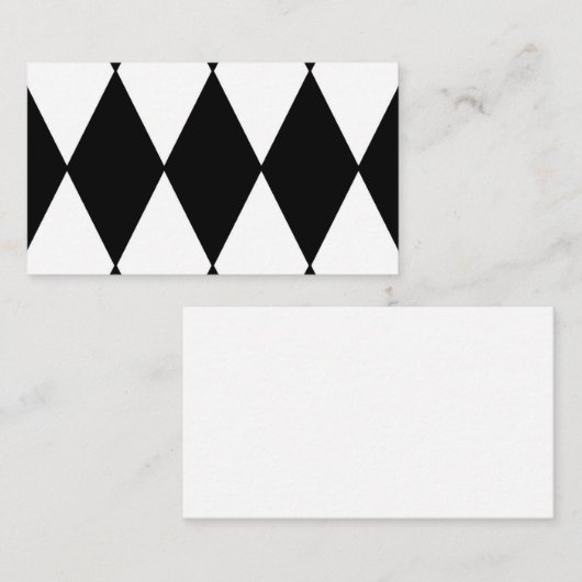 白黒道化師 名刺 (正面/裏面)