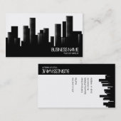 白黒都市景観 名刺 (正面/裏面)