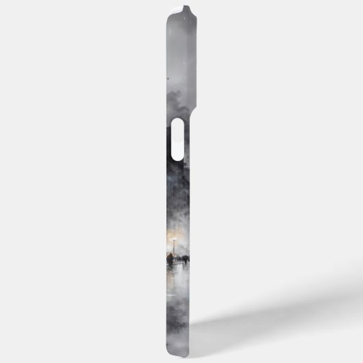 白黒都市生活超現実童話の街 Case-Mate iPhoneケース (裏面 / 右)