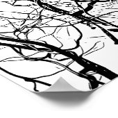 白黒野柳ポスター ポスター (角)