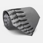 白黒野球のステッチ ネクタイ (ロール)