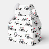 白黒野生パーティー動物誕生日 フェイバーボックス (裏面サイド)