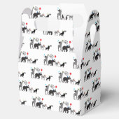 白黒野生パーティー動物誕生日 フェイバーボックス (オープン)